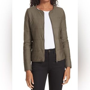 MAJESTIC FILATURES green Quilted Bolero Jacket